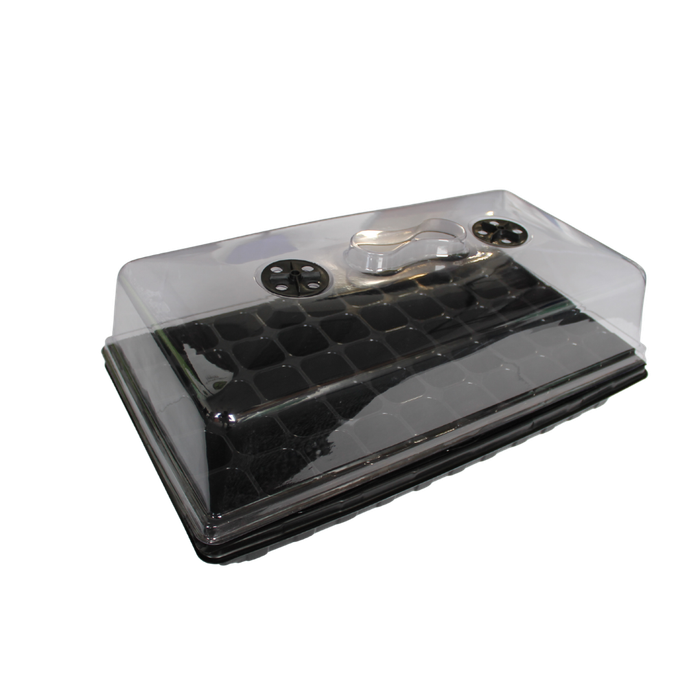 Propagation Dome with Drip Tray - 50 cavities