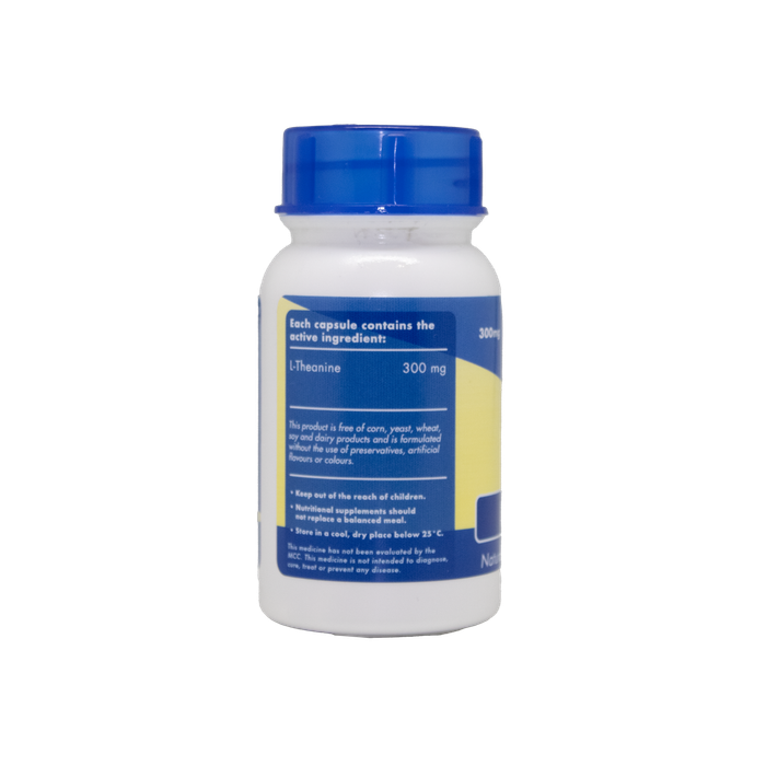 Sally T. L-Theanine 300mg/capsule, 60 Capsules. Anxiety and Brain Health