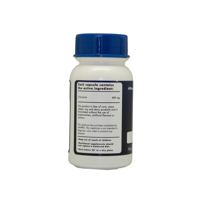 Sally T. L-Tyrosine 400mg/capsule, 90 Capsules