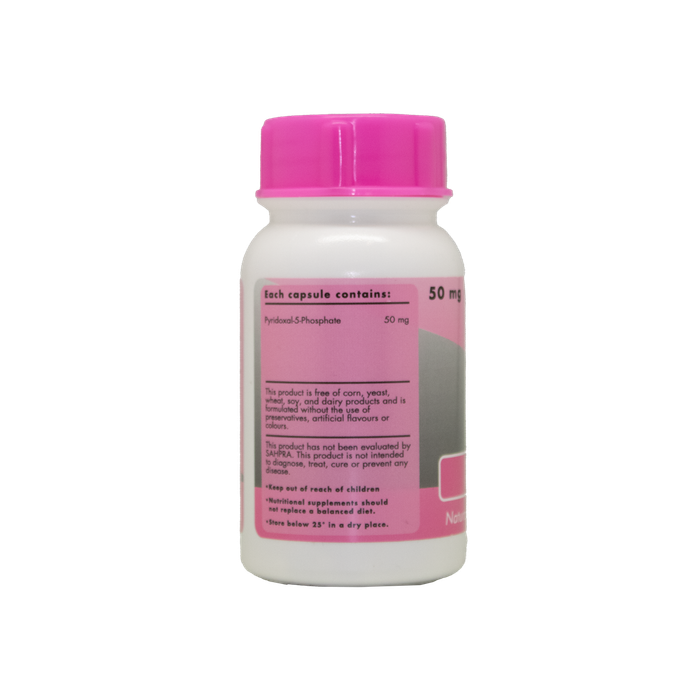 Sally T. P-5-P Vitamin B-6 Metabolic Health 50mg/capsule - 60 Capsules. Cellular optimiser.