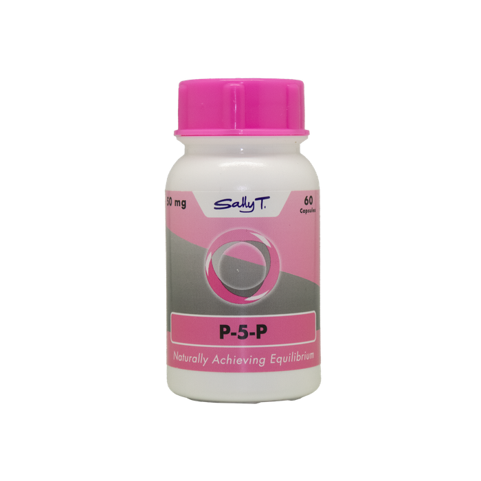 Sally T. P-5-P Vitamin B-6 Metabolic Health 50mg/capsule - 60 Capsules. Cellular optimiser.