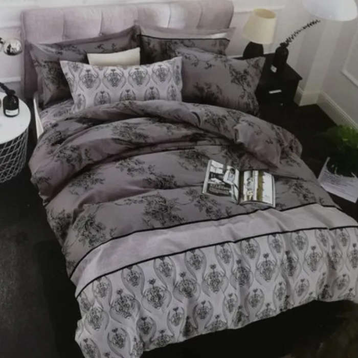 Flowered Design Duvet Cover Set