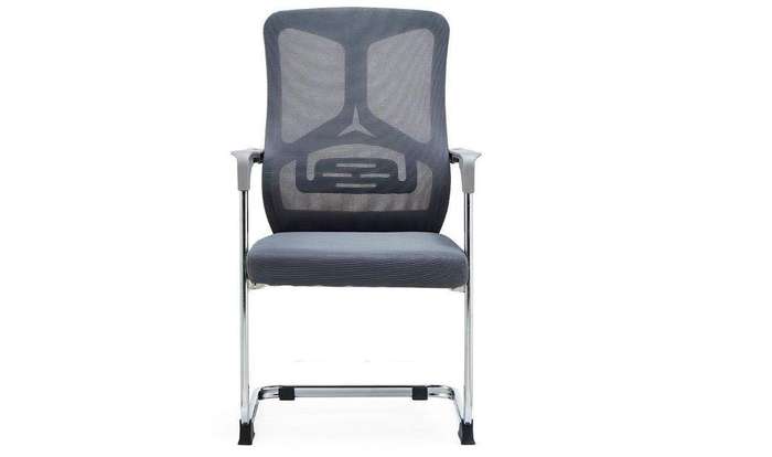SMTE Light Weight Black Color Mesh Visitor Chair with keychain