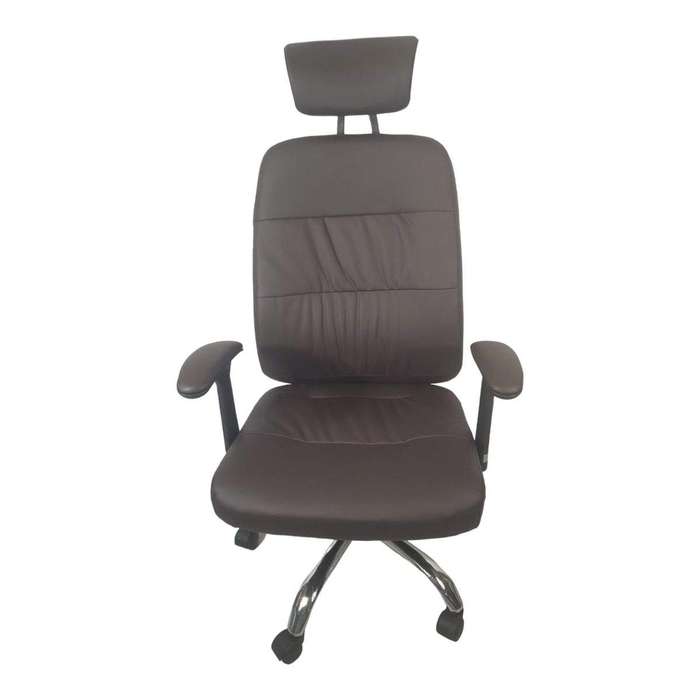 SMTE- Leather Office Chair -Black with keychain