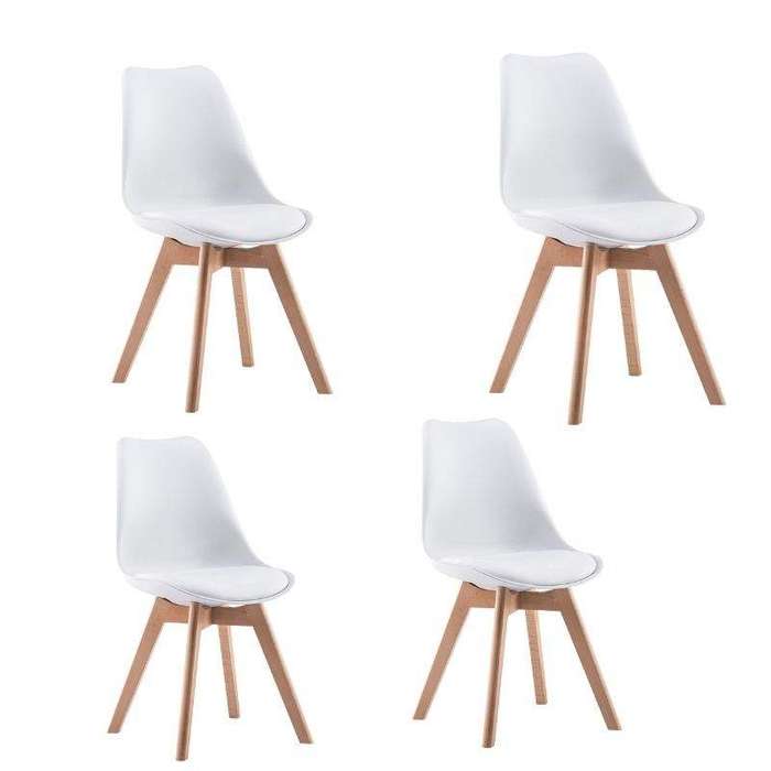 SMTE GOF Furniture ? Luna White Chair with keychain