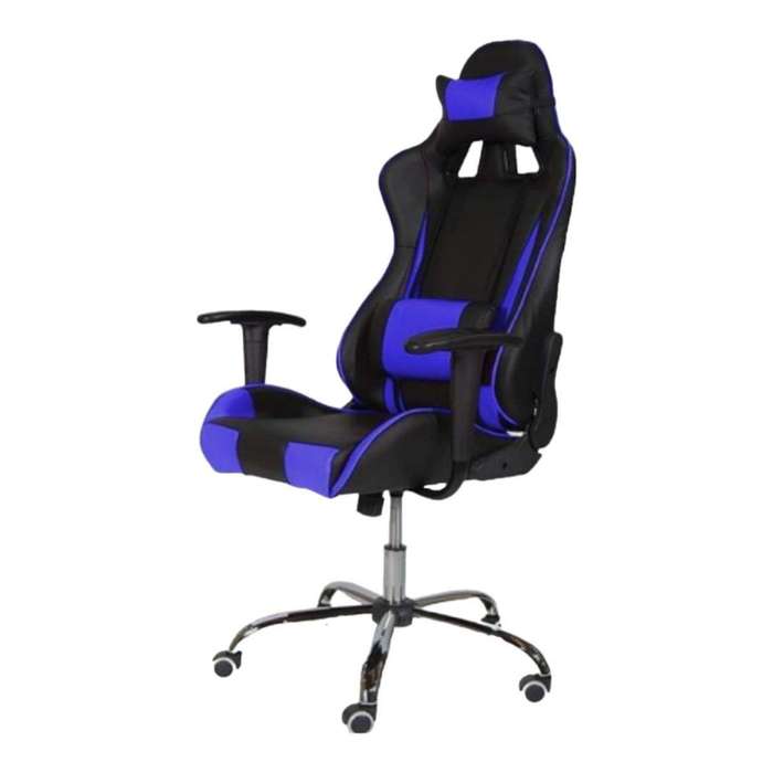 Smte-Vision Ergonomic Gaming Chair - Blue with keychain