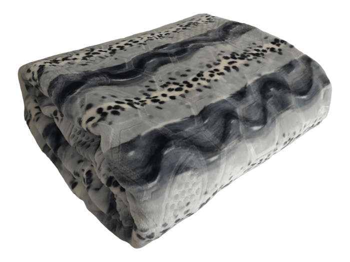 SMTE- Premium Elite Luxury Winter Blanket- Grey with keychain