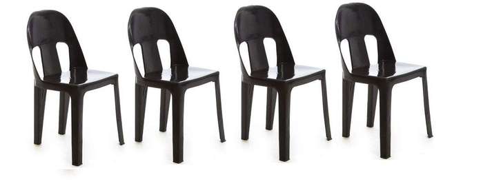SMTE The Party Chair (Set of 4) with keychain