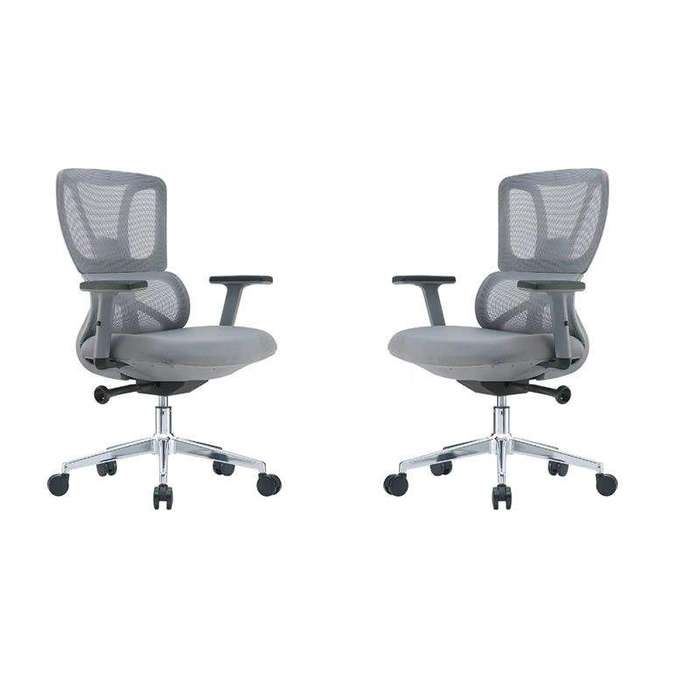 SMTE Set of 2 Modern Mesh Adjustable Office Chair -B2332 with keychain