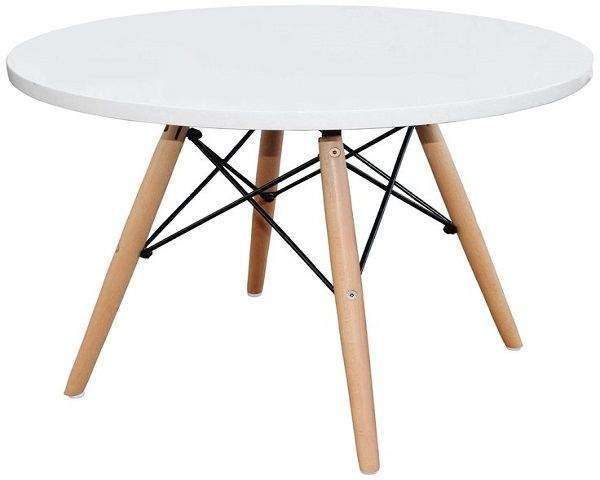 SMTE Elemental Lifestyle Kids Emilia Table - White with keychain