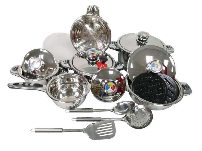 SMTE 19 Piece Pot Set with keychain