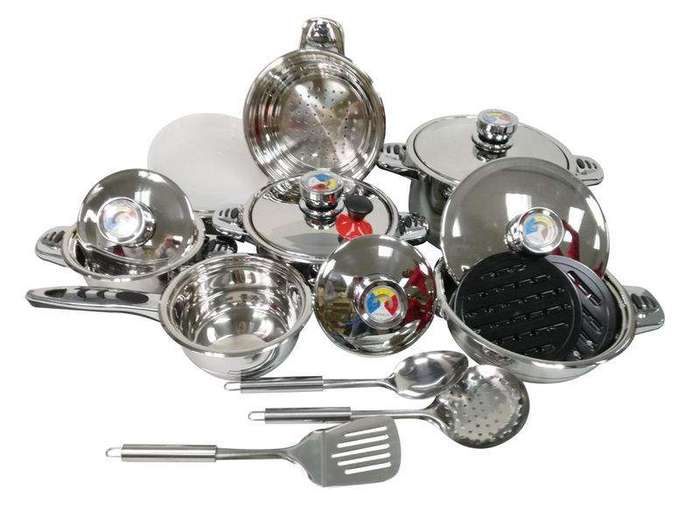 SMTE 19 Piece Pot Set with keychain