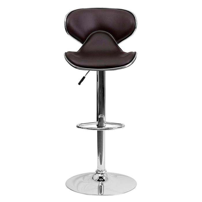 SMTE Ergonomic Bar Stool - Black with keychain