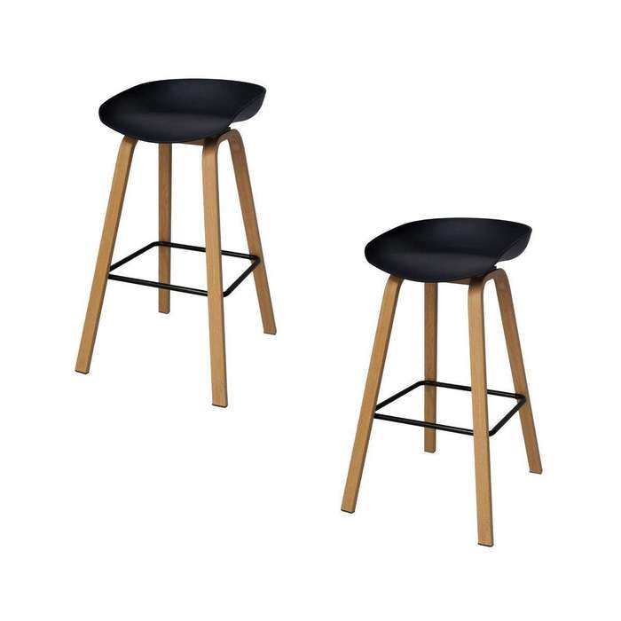 SMTE Opulent Emma Bar & Kitchen Stools - Set of 4 with keychain