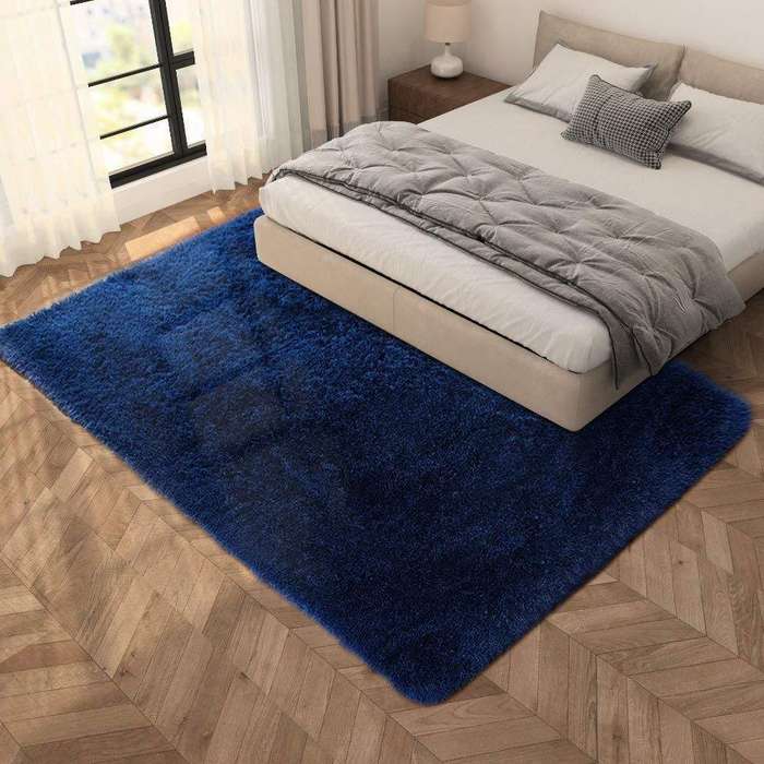 SMTE Royal Blue Rug Carpet with keychain