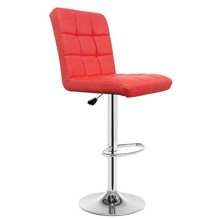 SMTE GOF Furniture - WeBrew Bar Stool, Red with keychain