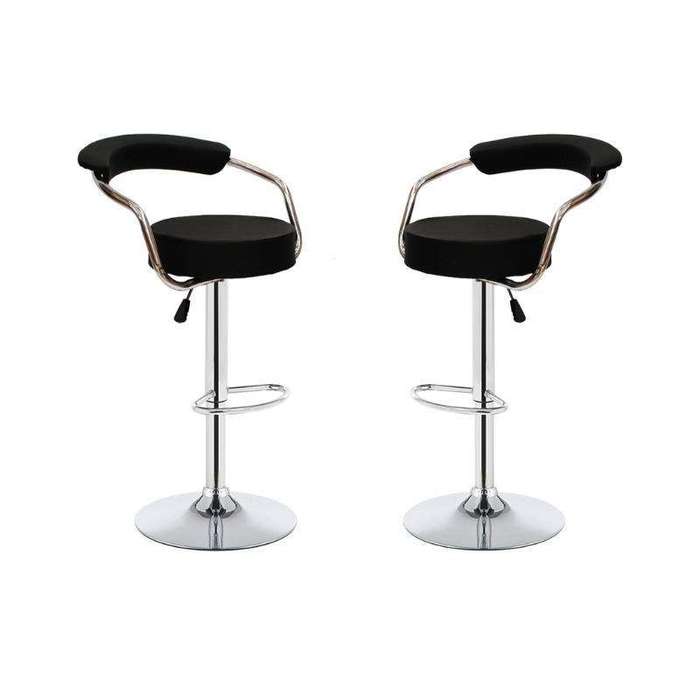SMTE Succulent Black Bar Stools with keychain