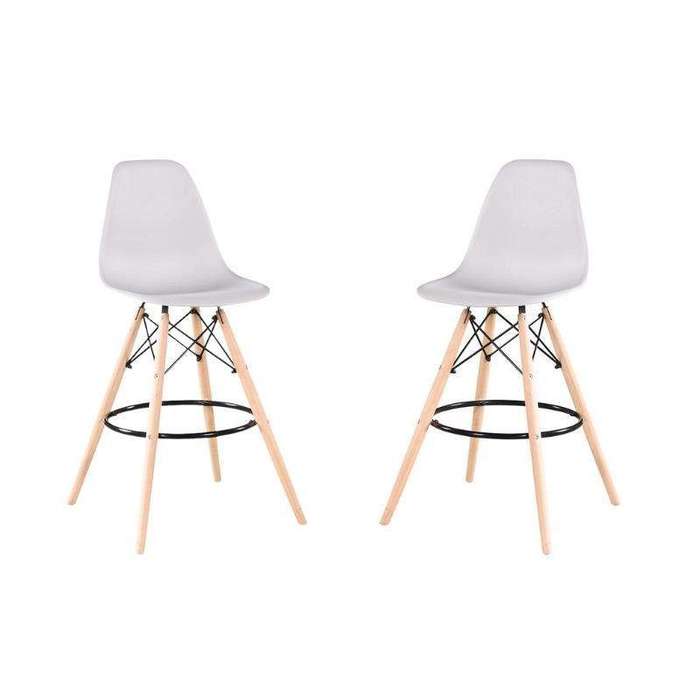SMTE Kim Grey Bar Stool with keychain