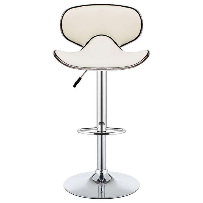 SMTE GOF Furniture - Vertigo Bar Stool - White with keychain