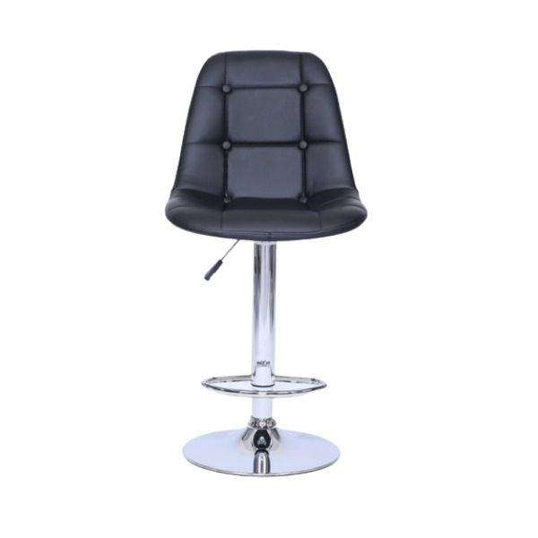 SMTE Chic Bucket Seat Bar Stool - Black with keychain