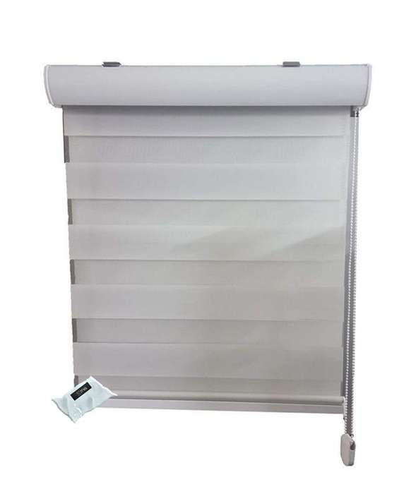 SMTE Mordern Readymade Quality Roller Blind ? Textured White & IYWA Tieback - 180 L x 220 W cm wi...