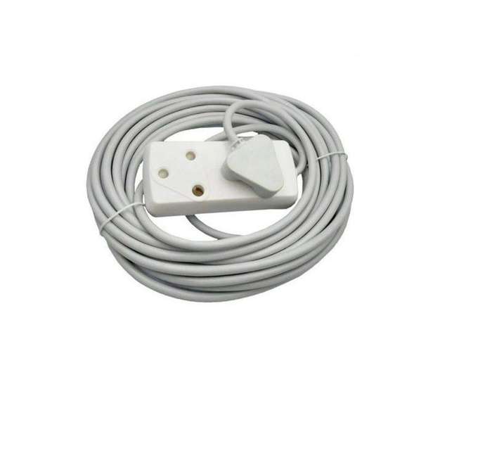 SMTE IYWA Quality 10m Extension Cord With A Two-Way Multi-Plug Extension Lead with keychain