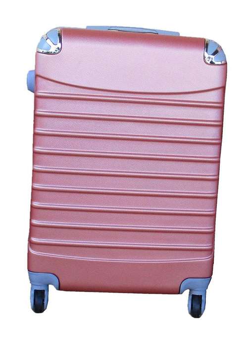 SMTE 1 Piece Luggage 20inch Suitcase - Pink with keychain