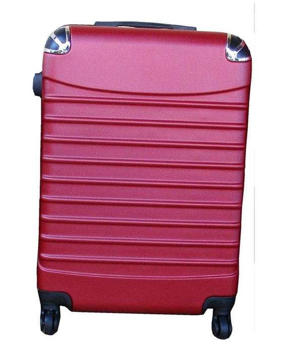SMTE 1 Piece Luggage 20inch Suitcase - Red with keychain
