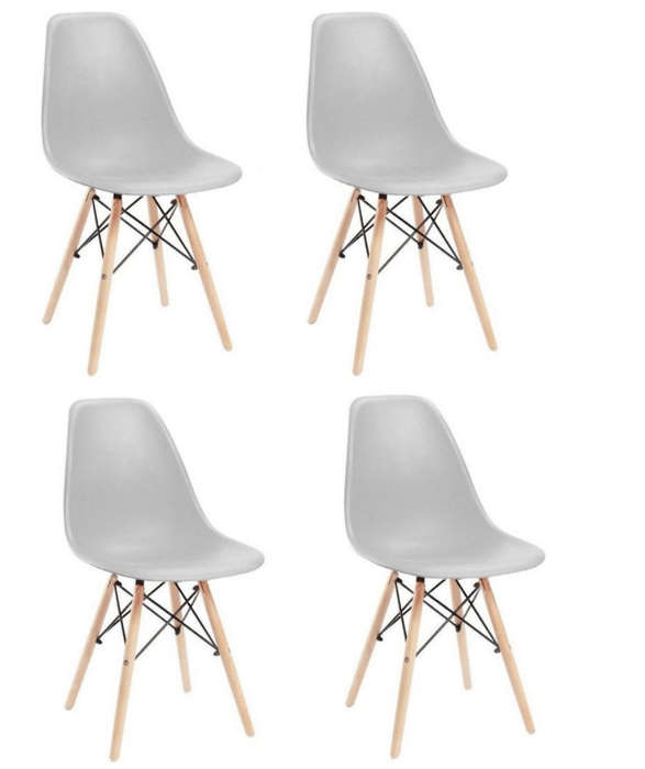 SMTE Wooden Leg - Four Pack - Grey Colour with keychain