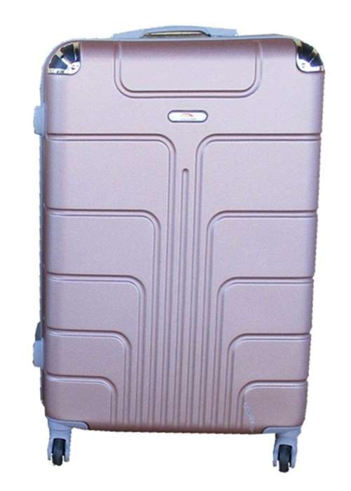 SMTE 1 Piece Luggage 19inch Suitcase - Rose Gold with keychain