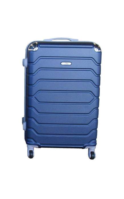 SMTE 1 Piece Luggage 26 Inch Suitcase - Navy with keychain
