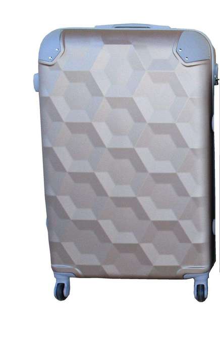 SMTE 1 Piece Luggage 20 inch Suitcase - Gold with keychain