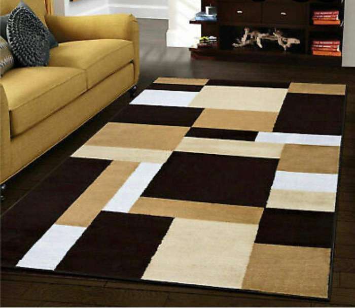 SMTE Dream World 230cmx160cm Authentic 3D Design Rug Printed - Yellow with keychain