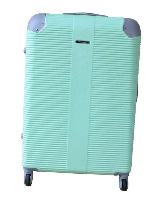 SMTE 1 Piece Hard Outer Shell Luggage 23" - Light Green with keychain