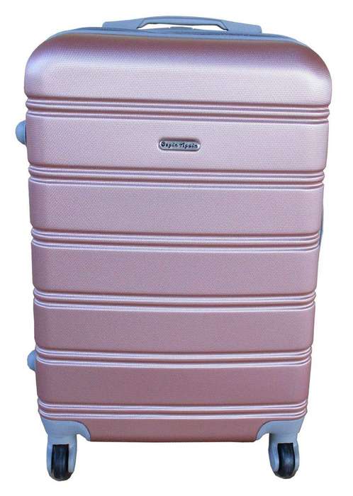 SMTE Premium Travel Luggage Bag 28" - 1 Piece - Pink with keychain