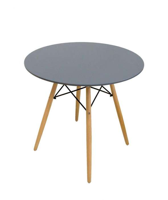 SMTE Eames Dining Room Table -Grey with keychain