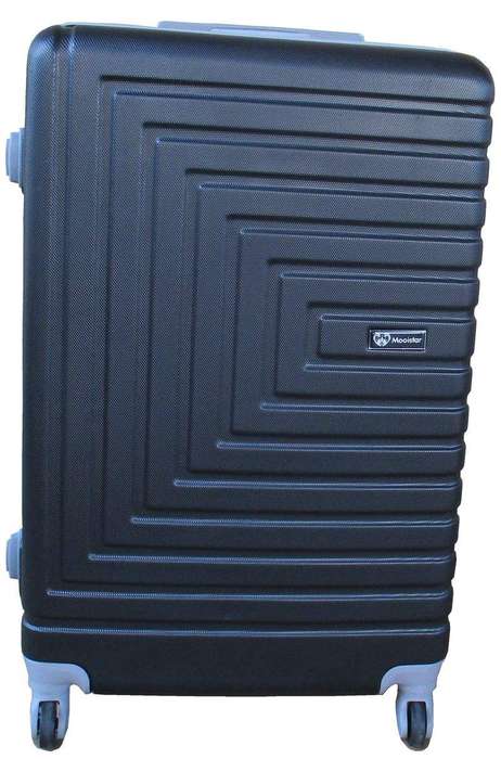 SMTE 1 Piece Mooistar 20 inch Travel Luggage Suitcase Bag - Black with keychain