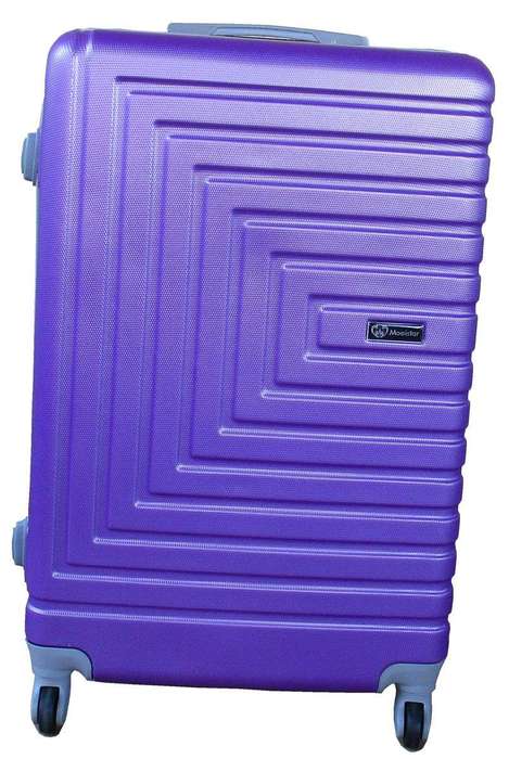 SMTE 1 Piece Mooistar 20 inch Travel Luggage Suitcase Bag - Purple with keychain