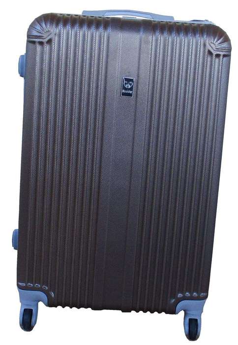 SMTE Mooistar 19 inch Travel Luggage Suitcase Bag - Brown with keychain
