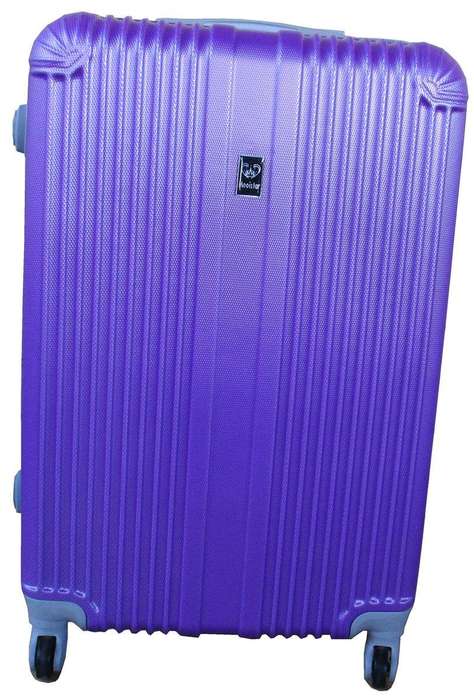SMTE Mooistar 19 inch Travel Luggage Suitcase Bag - Purple with keychain