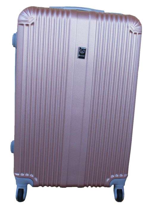 SMTE Mooistar 19 inch Travel Luggage Suitcase Bag - Rose Gold with keychain