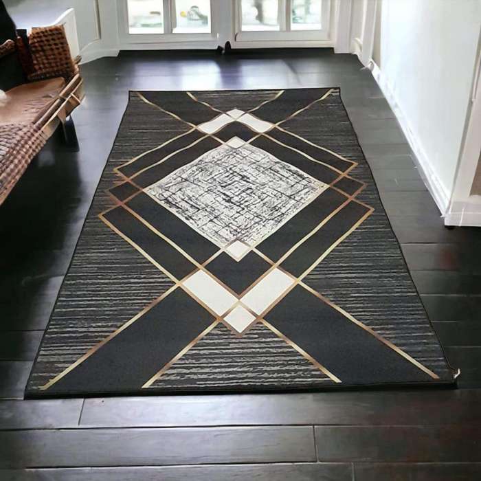 SMTE - 200cm X 150cm - Modern 3D Geometric Design - Carpet/rug - A73 with keychain