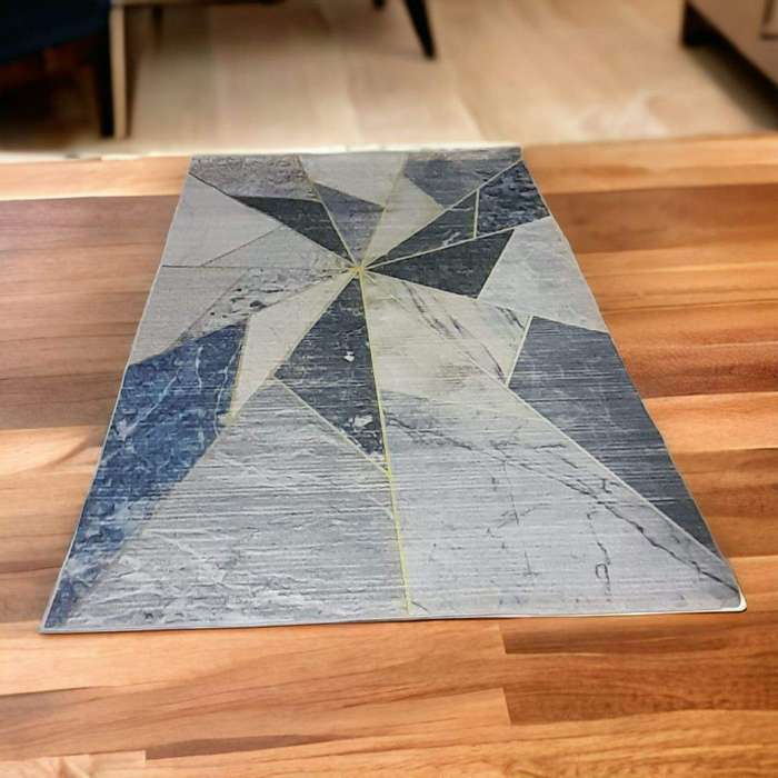 SMTE - 200cm x 150cm - Modern 3D Geometric Design - Carpet/Rug - A34 with keychain
