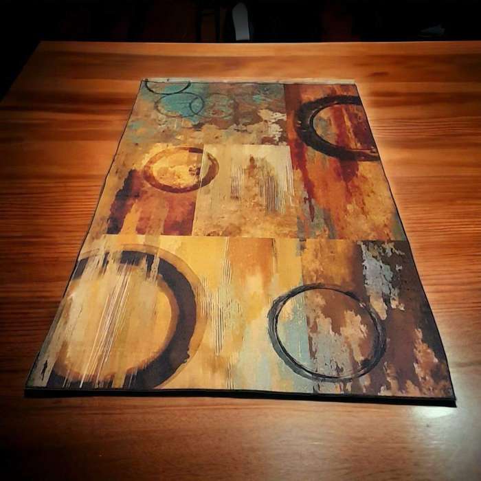 SMTE - 200cm x 150cm - Modern 3D Geometric Design - Carpet/Rug - A39 with keychain
