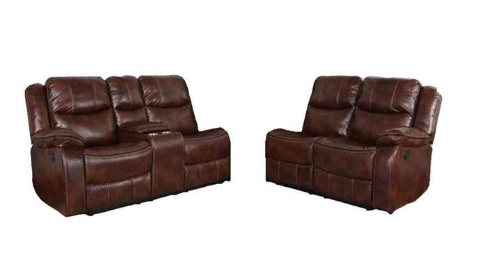 SMTE Luxurious PU Leather 6 Seater Recliner Corner Sofa-Comfort, Style, Elegance with keychain