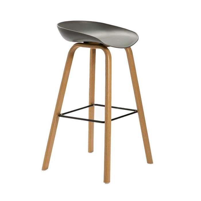 SMTE Vegas Luxury Barstool - Dark Grey with keychain