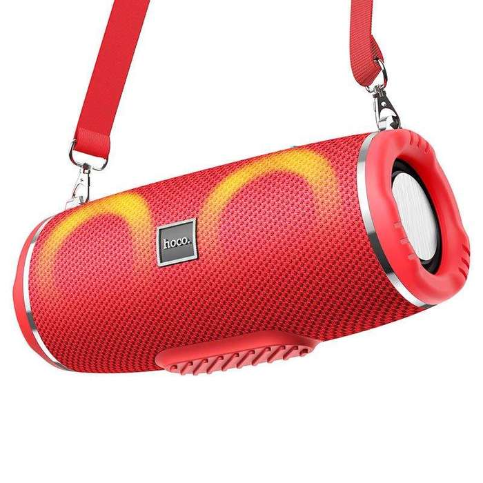 SMTE Wireless speaker "HC12" sports portable loudspeaker - Red with keychain