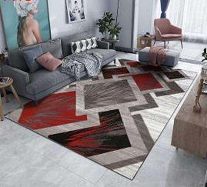 SMTE Modern 3D Geometric Design 3dx Rug Rug - BA15 - 120cm by 160cm with keychain