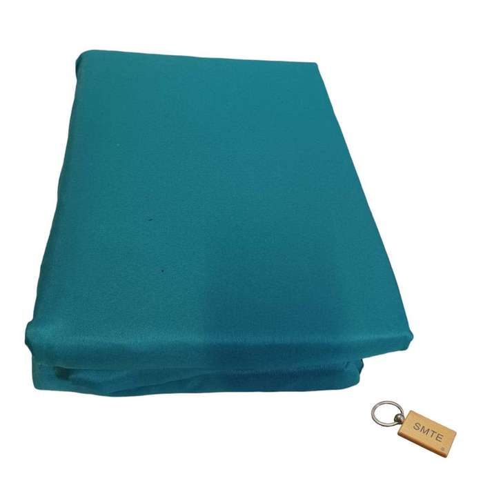 SMTE Luxurious Microfiber Bed Sheets: 150x189cm+Smte Keyring - Turquoise with keychain
