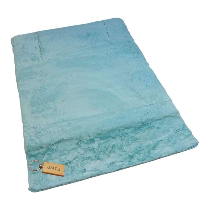 SMTE Quality Maxsoft Rabbit/Bunny Skin Fluffy Rug With SMTE Keychain-Sky Blue - 160 L x 230 W cm